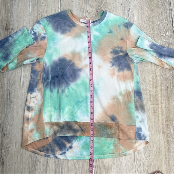 White Willow Tie-Dye Sweater Sz Small - Picture 10 of 13